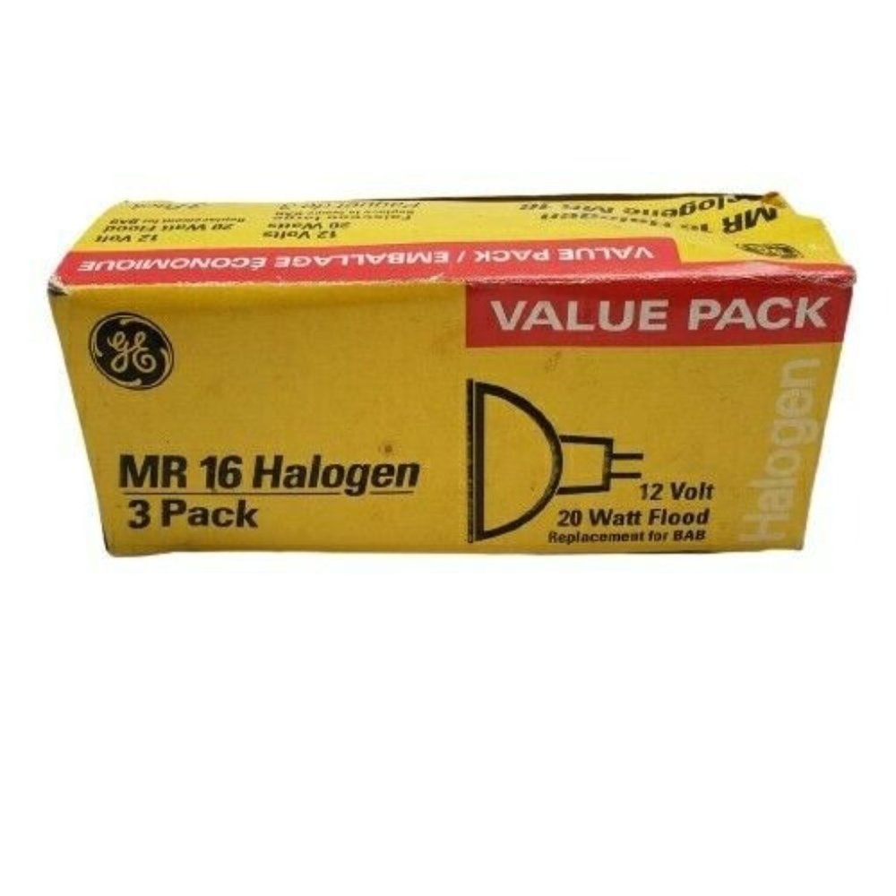 GE General Electric MR 16 Halogen Lights 3-pack